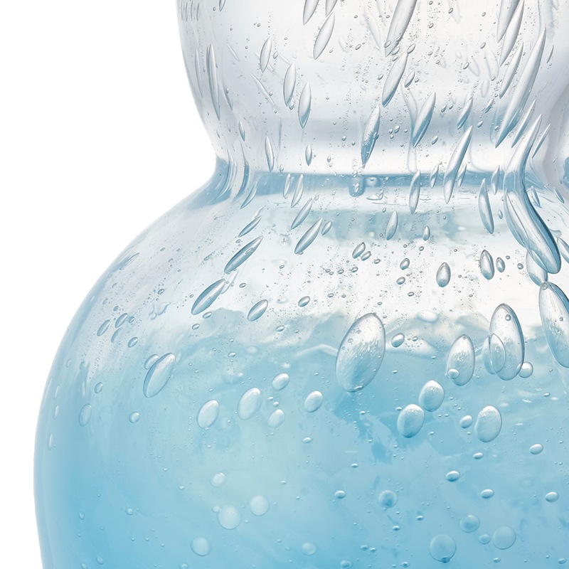 DGニキュガラスφ9.5xH14.5 クリアーライトブルー | ガラスの花瓶・花器
