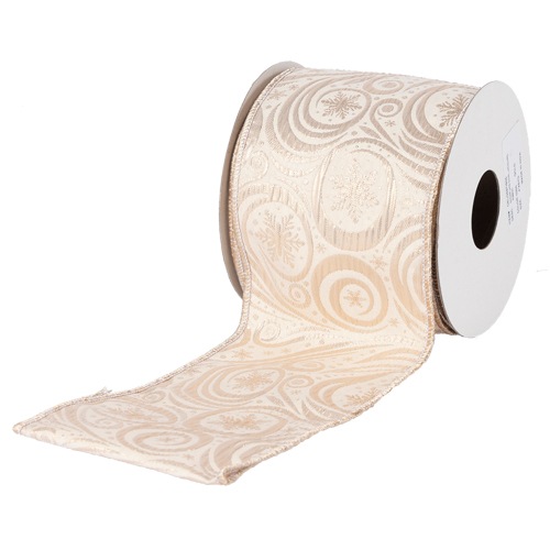 @WR SNOWFLAKE SWIRL JACQUARD GL 幅100mm★廃盤