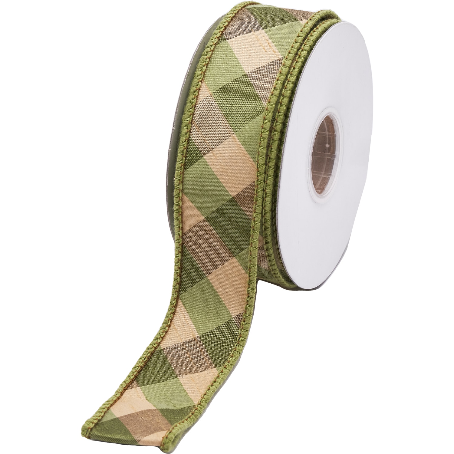 ワイヤー入りリボン ARGYLE PRAD RIBBON GGL 3.8cm