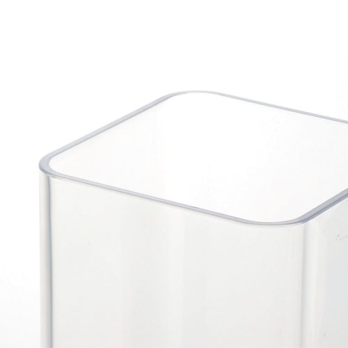 【割れない花瓶!?ポリカ】PV角柱 15xH50