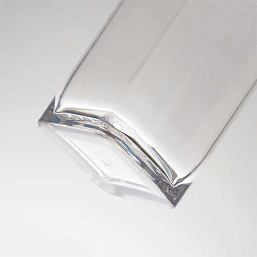 【割れない花瓶!?ポリカ】PV角柱 15xH50