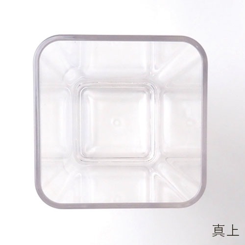 【割れない花瓶!?ポリカ】PV角柱 15xH50