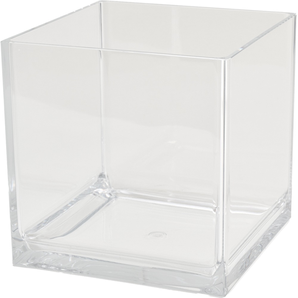 【割れない花瓶!?ポリカ】PVキューブ20xH20