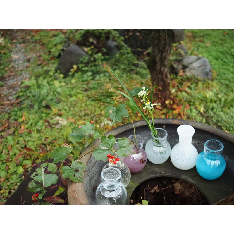 DGニキュガラスφ9.5xH14.5 クリアーパープル