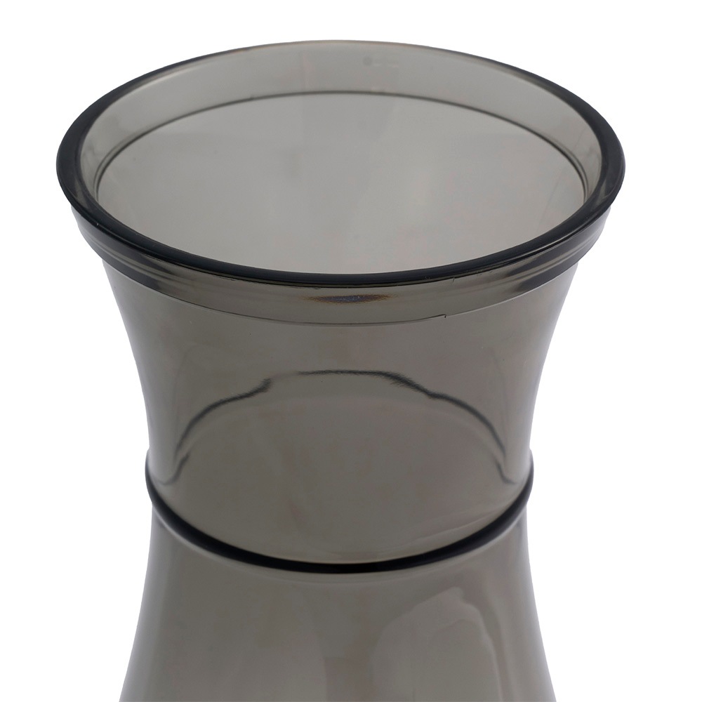 割れない花瓶!?ポリカ】PVベースA グレイ9.5(8.3)xH21.5