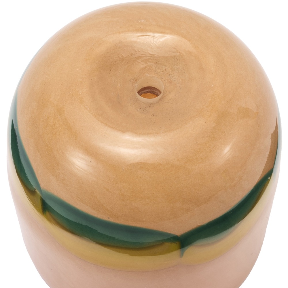 DGガラスアールポット&ソーサーφ10.5xH10.5MML