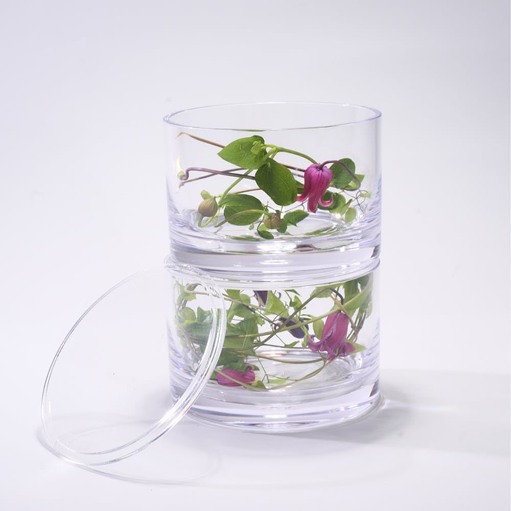 【ポリカーボネート製品専用の蓋】PVフラットクリアー蓋φ15cm用