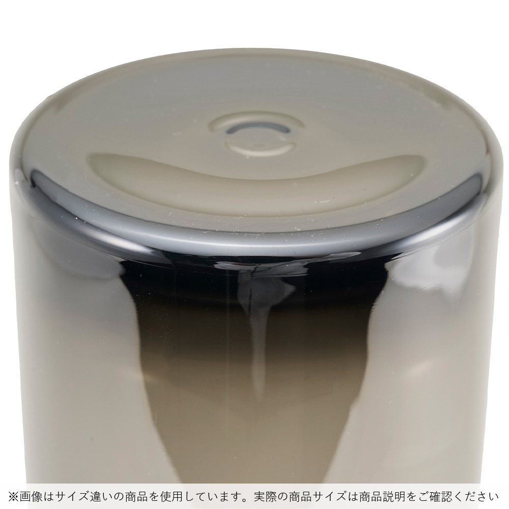 【割れない花瓶!?ポリカ】PVシリンダーグレイφ15xH50