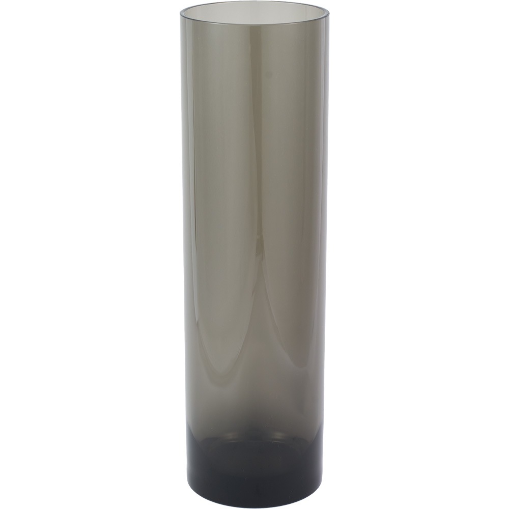 【割れない花瓶!?ポリカ】PVシリンダーグレイφ15xH50