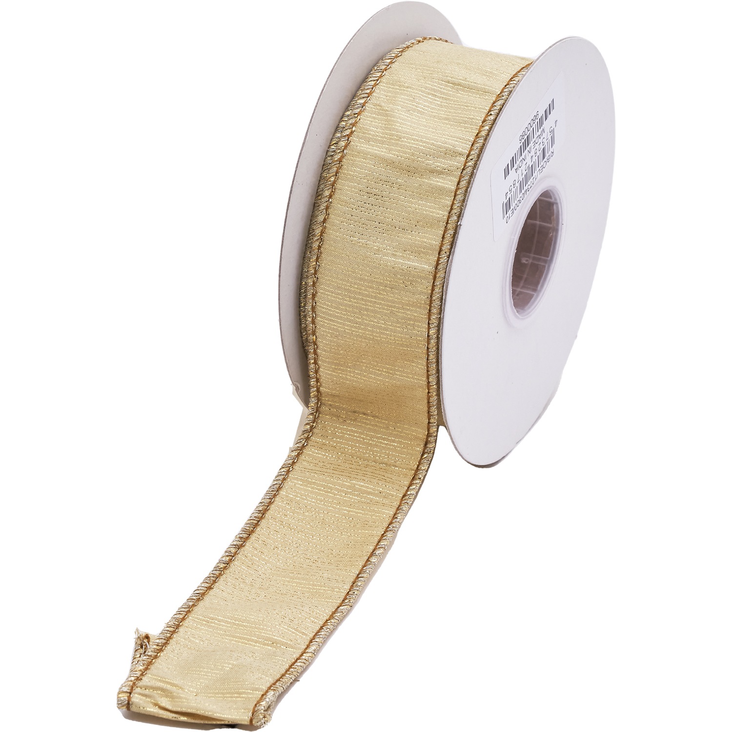 ワイヤー入りリボン DUPION DBL FUSED DUPION RIBBON PT 3.8cm