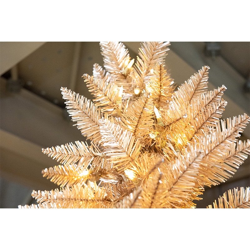 HTゴールドツリー LEDライト付 H2.3m【別途大型ｻｲｽﾞ料金要商品