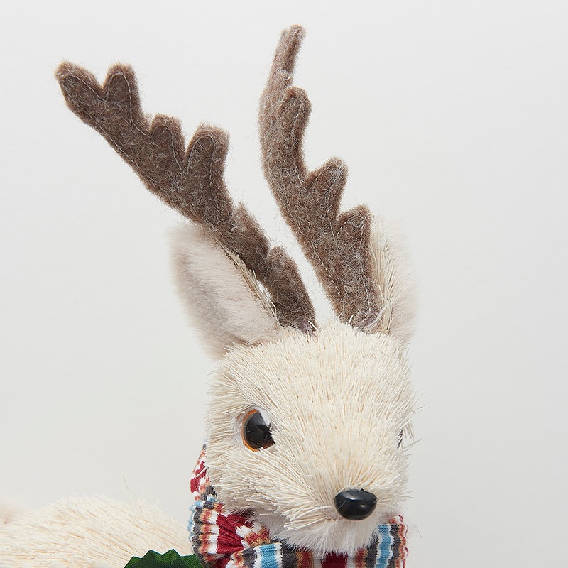 ナチュラルトナカイマフラーベル | クリスマスリース・雑貨 | 花の資材