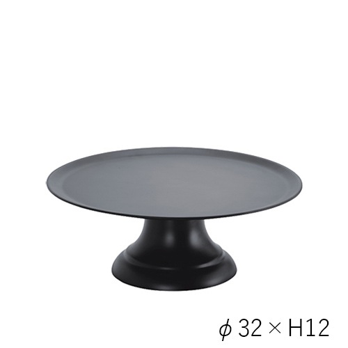 PVスタンドトレーブラック φ32xH12
