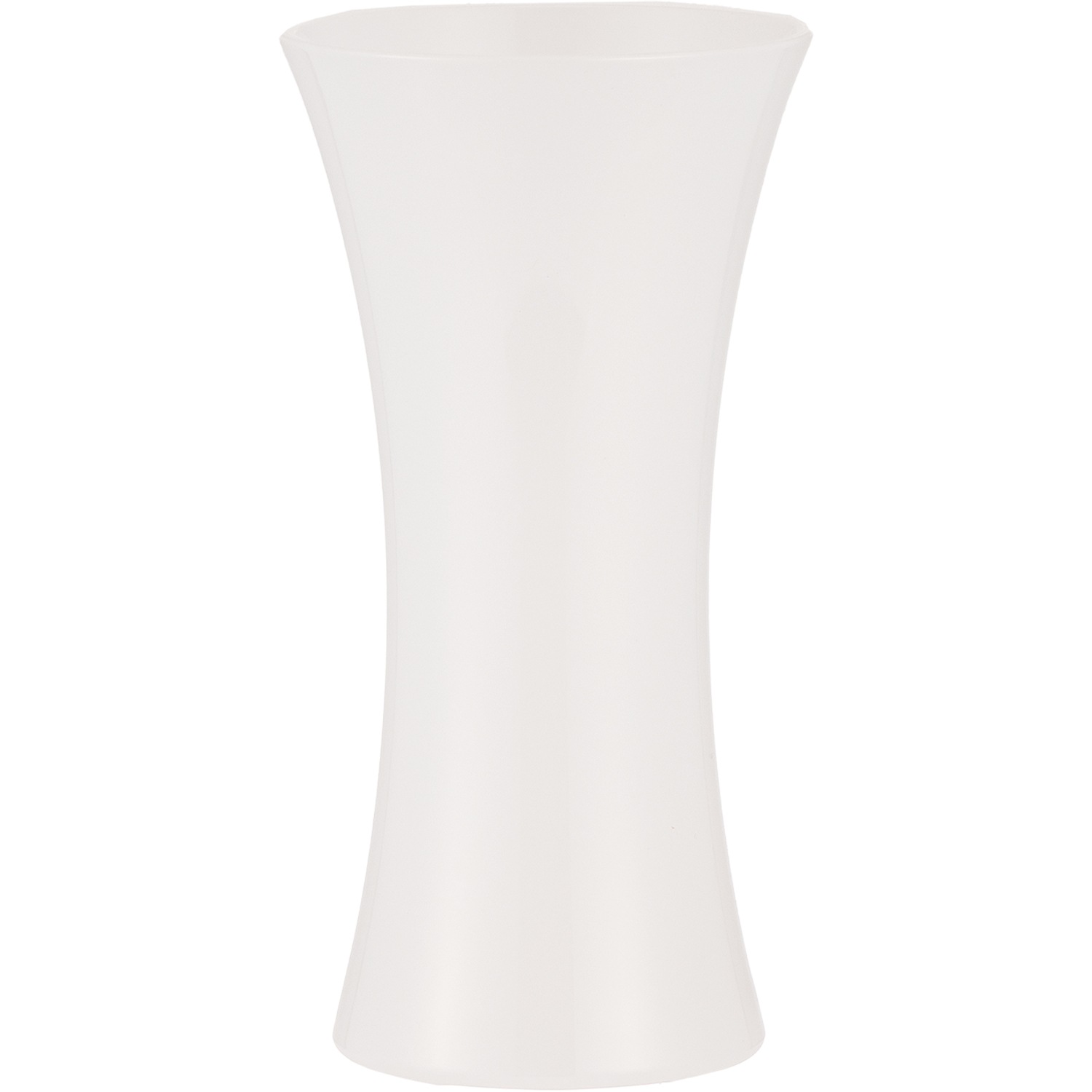 【割れない花瓶!?ポリカ】PVフラワーベースホワイト H19.5