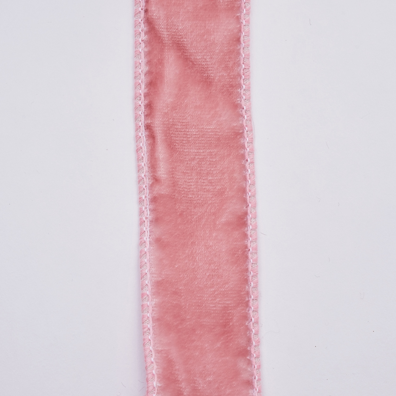 ワイヤー入りリボン VISCOSE VELVET RIBBON COTTON EDGING MV 3.8cm