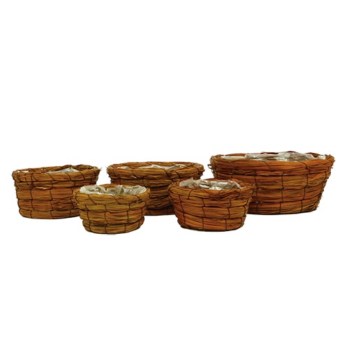 グラス円形 ブラウンXL