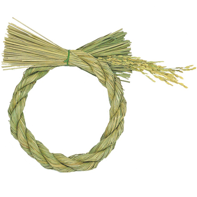 稲穂付綱リース中 3個組(17cm)