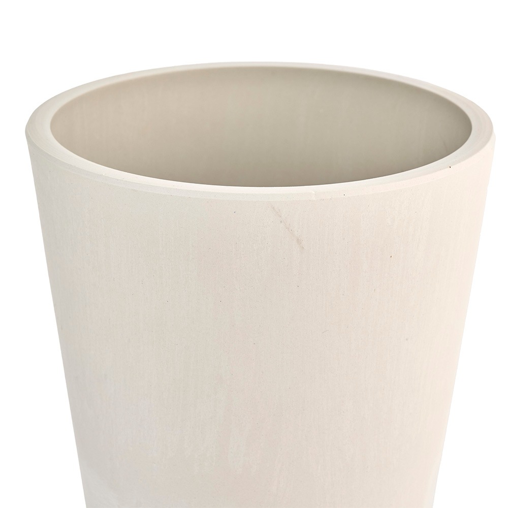 SK円錐ロングポット15.5xH19 ミルキー