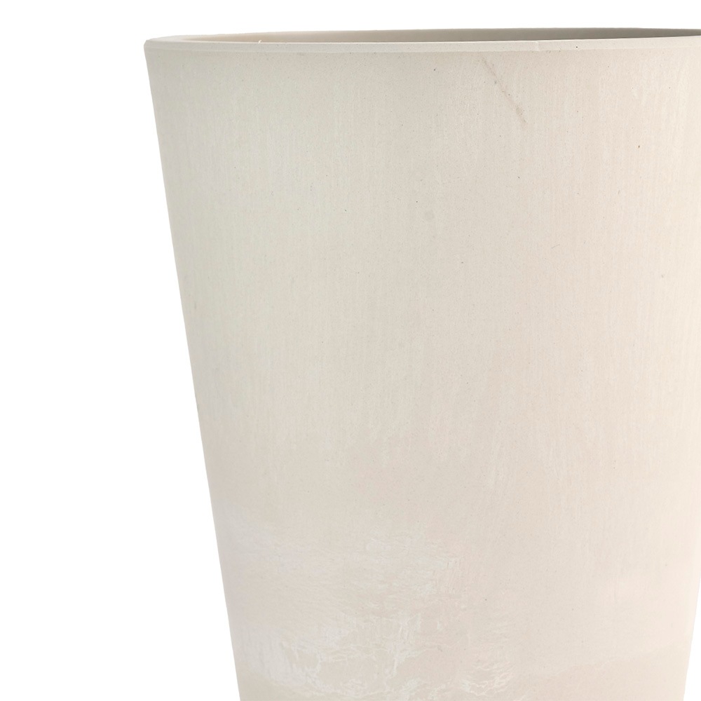 SK円錐ロングポット15.5xH19 ミルキー