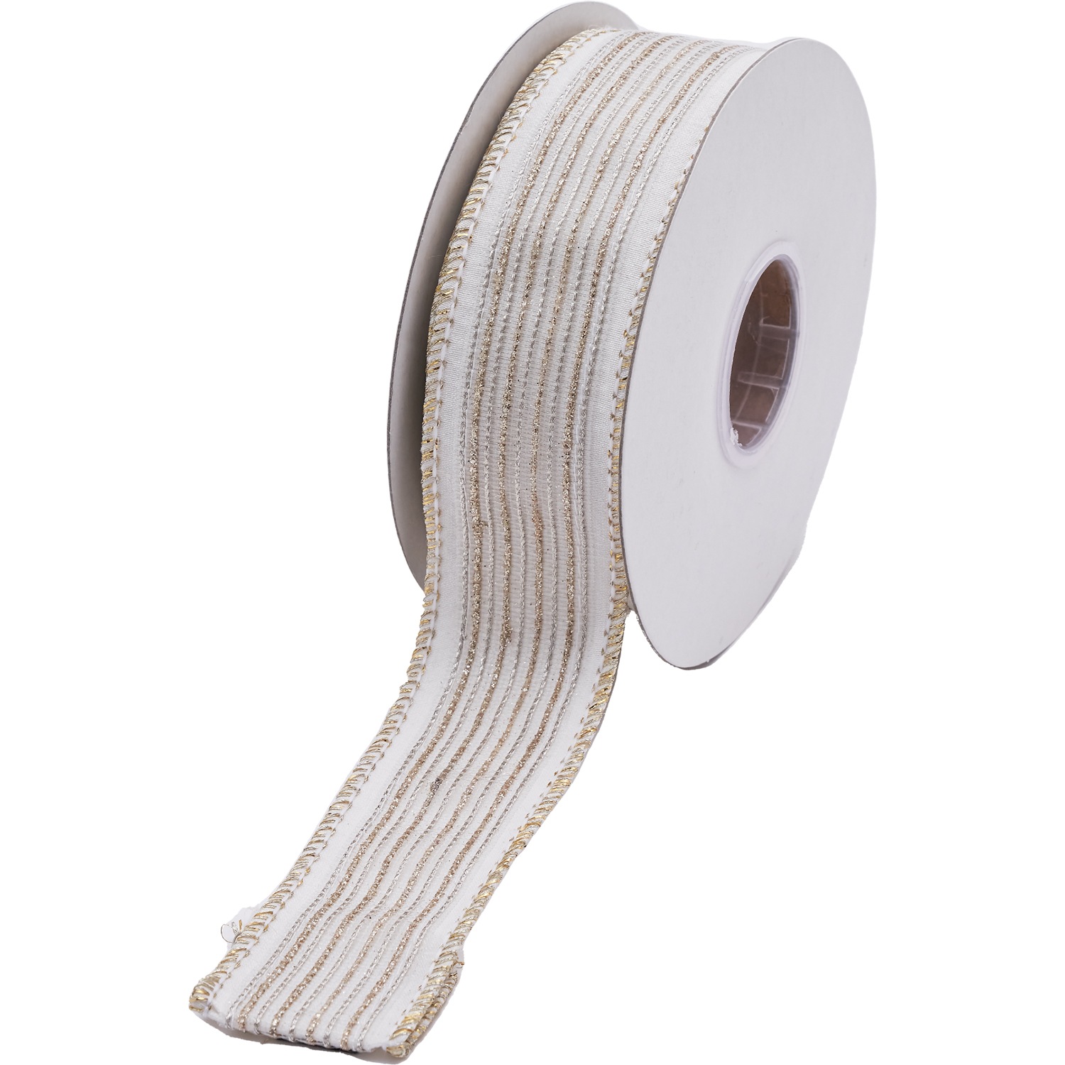 ワイヤー入りリボン GILTTER DORI TRIM DUPION RIBBON IV 3.8cm