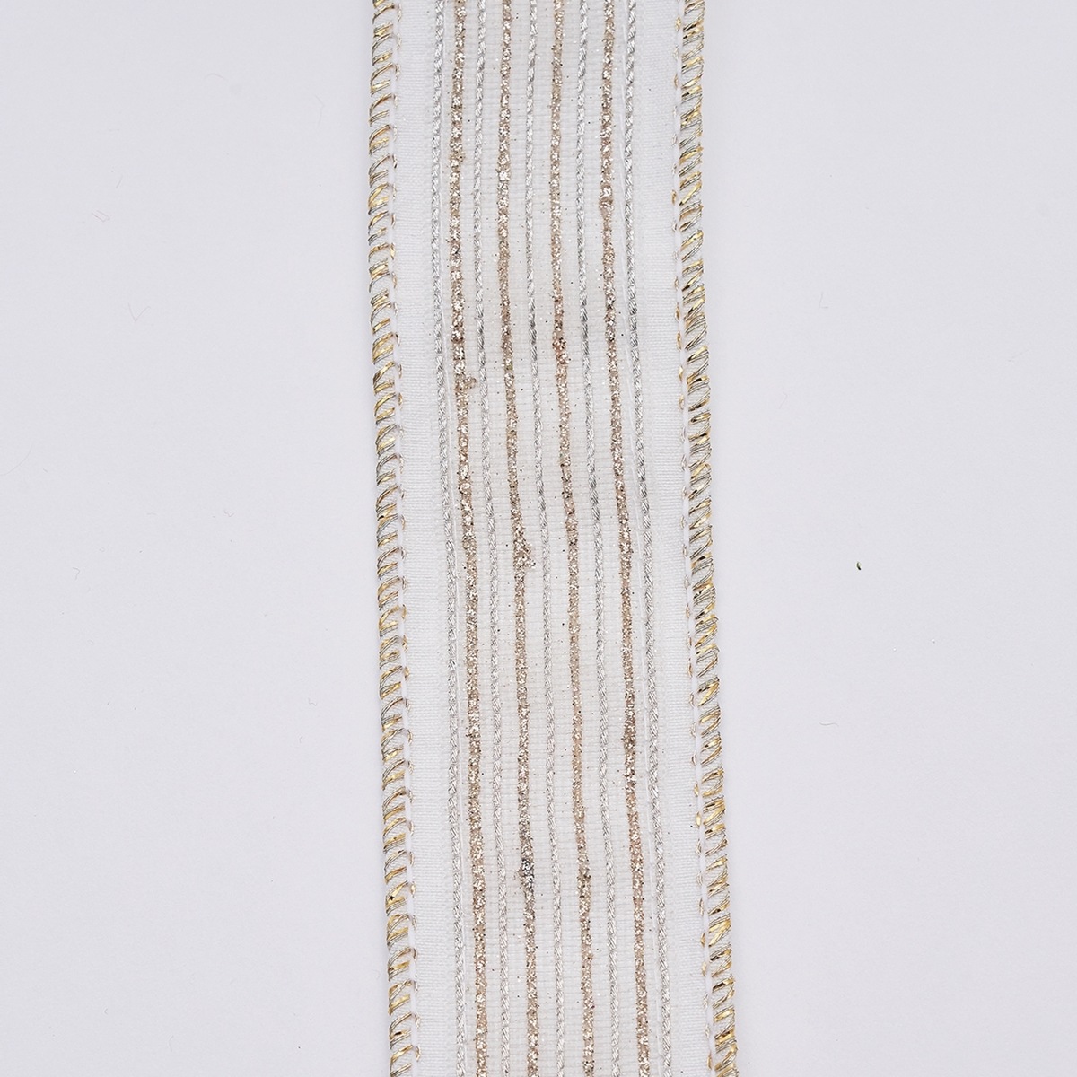 ワイヤー入りリボン GILTTER DORI TRIM DUPION RIBBON IV 3.8cm