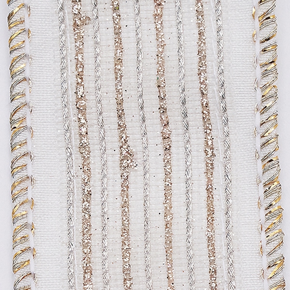 ワイヤー入りリボン GILTTER DORI TRIM DUPION RIBBON IV 3.8cm