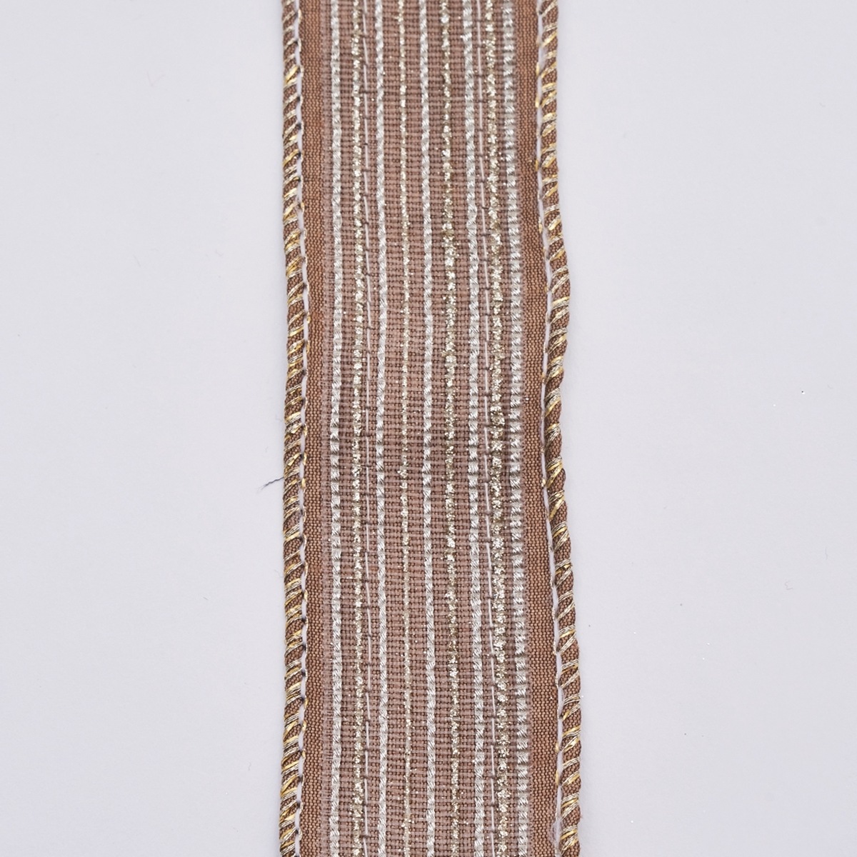 ワイヤー入りリボン GILTTER DORI TRIM DUPION RIBBON TP 3.8cm