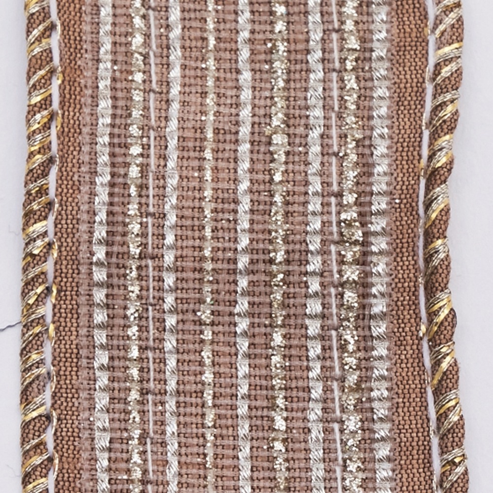 ワイヤー入りリボン GILTTER DORI TRIM DUPION RIBBON TP 3.8cm