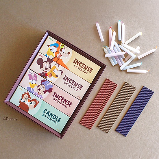 花とみどりのギフト券(5,000円分)と＜ディズニー＞インセンス＆キャンドルアソートギフト