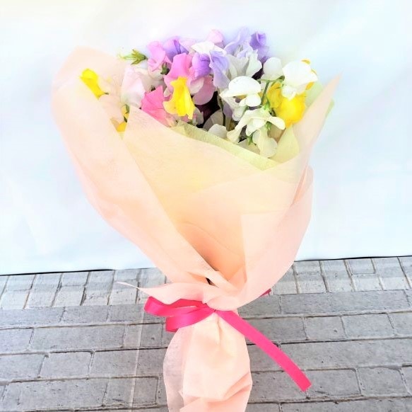 スプリングブーケ　スイートピー