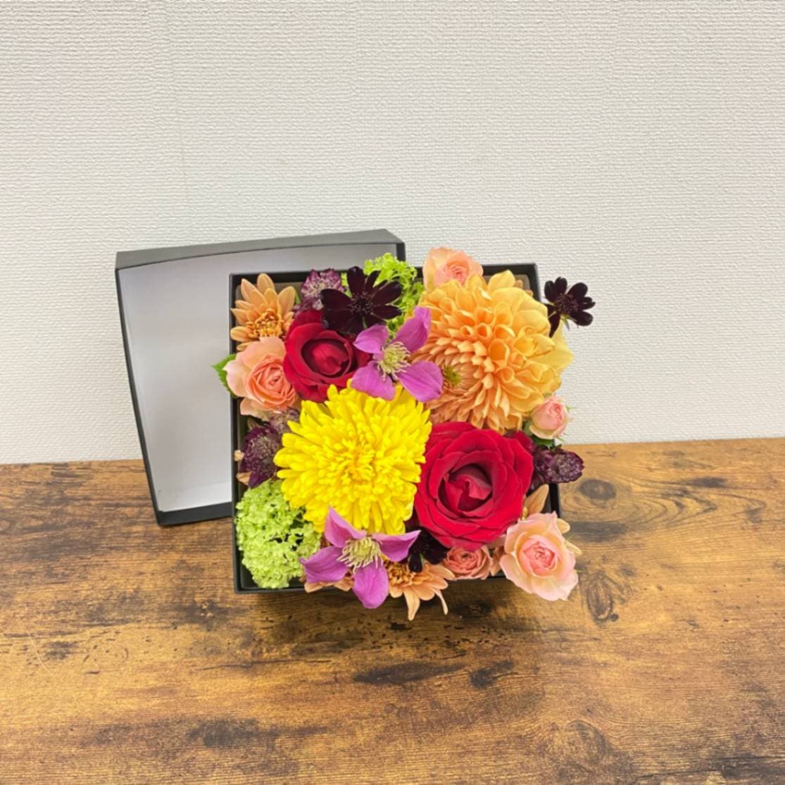 ボックスフラワー　オータム