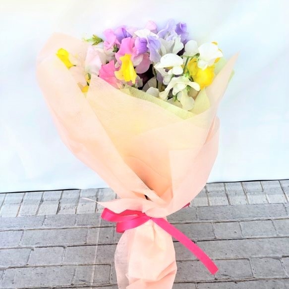 スプリングブーケ　スイートピー