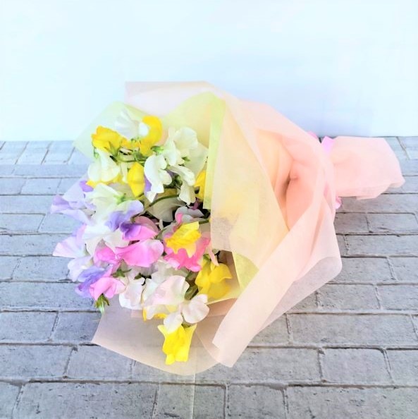 スプリングブーケ　スイートピー