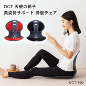 DCT 天使の椅子 姿勢を正す姿勢矯正イス 骨盤チェア ブラック DCT-700