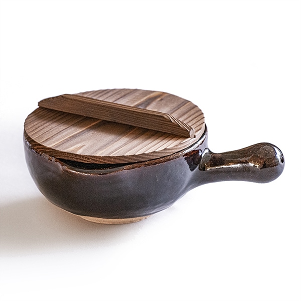 土楽 片手鍋（アメ） 小 6寸 | 調理器具,鍋,土鍋 | | flyingsaucer