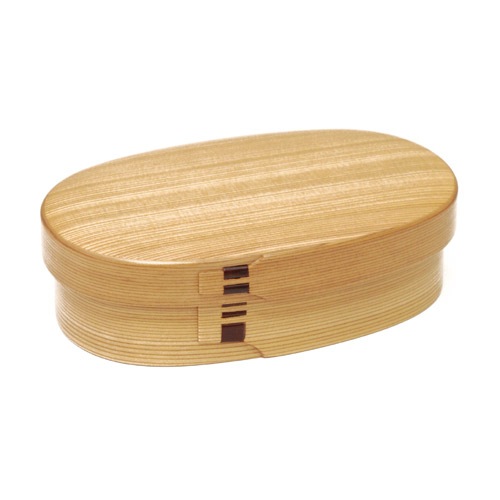 栗久 弁当 小判型 小（新タイプ） 曲げわっぱ 小判型スリム わっぱ弁当 栗久 | メーカー別,か行,栗久