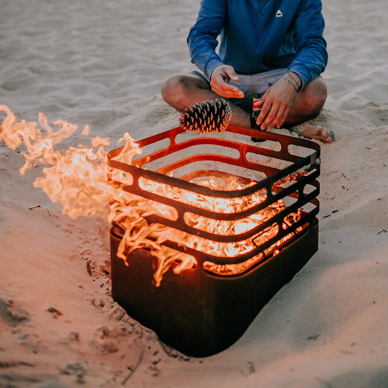 Höfats�ʥۡ��ե��åġˡ�CUBE�ʥ��塼�֡� Fire basket�����Ρ�