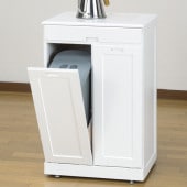 fam+ ファムプラス 天然木分別ダストボックス タイル付き 3分別