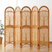 東京ラタン 天然籐スクリーン 3連｜ファミリー・ライフ公式通販