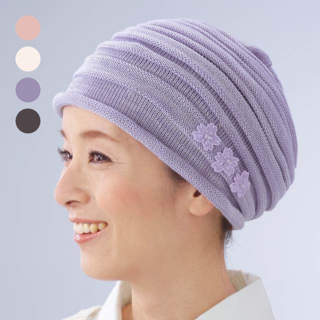 日本製 宇野千代 おしゃれヘアーキャップ