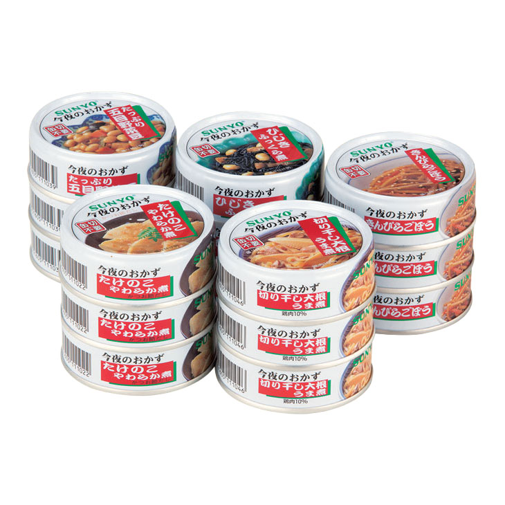 SUNYO サンヨー 今夜のおかず缶詰 5種セット 15缶組 5種×各3缶