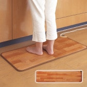日本製 フローリングタイプホットマット キッチンマット 90×45cm