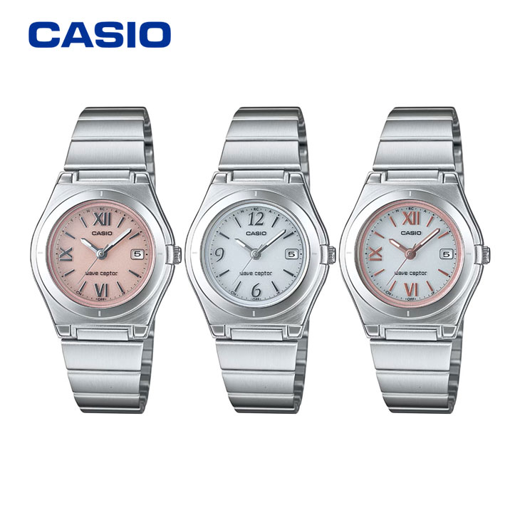 CASIO カシオ 電波ソーラー 腕時計 女性用ウオッチ