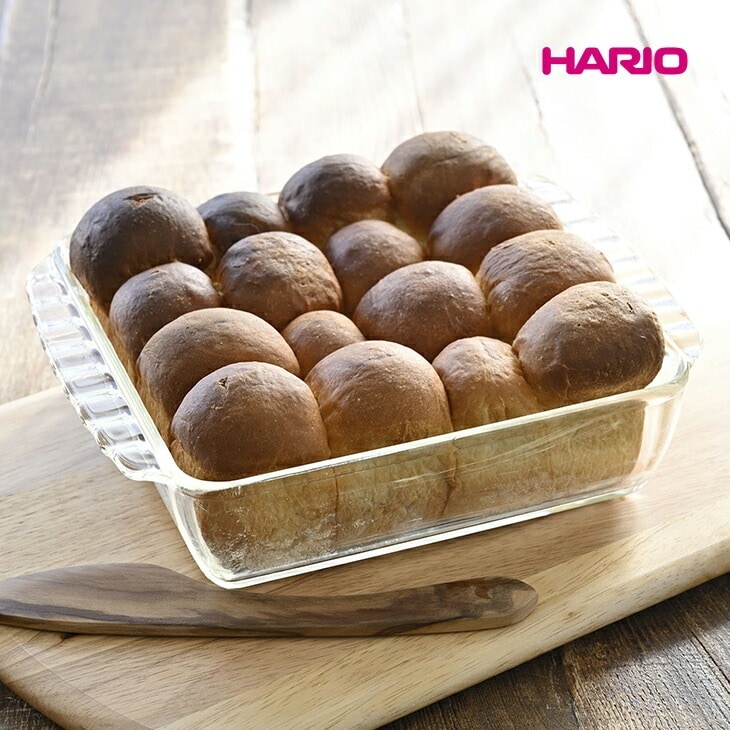 HARIO ハリオ 耐熱ガラス製スクエア皿