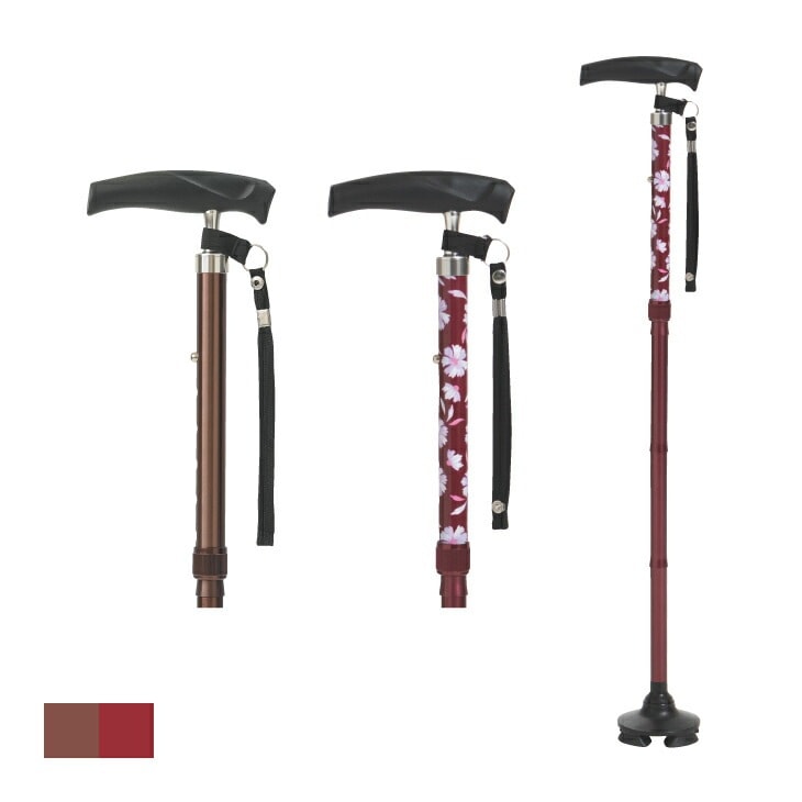 ファミラ 立ち上がり補助ハンドル付き セーフティーステッキ LEDライト