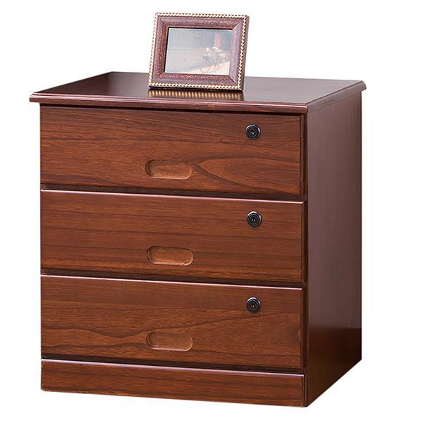 天然木全段鍵付きシークレットチェスト 3段｜ファミリー・ライフ公式通販