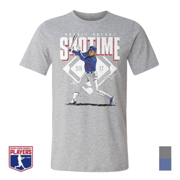 MLBPA公式ライセンス 大谷翔平 グラフィックTシャツ ダイヤモンド柄