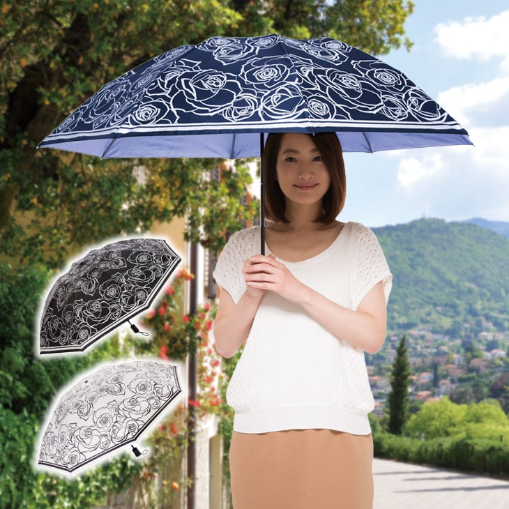 晴雨兼用 折りたたみ遮熱日傘