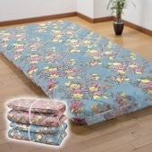 日本製 抗菌防臭加工羽毛タッチ高級掛布団 オーナメント柄 シングル