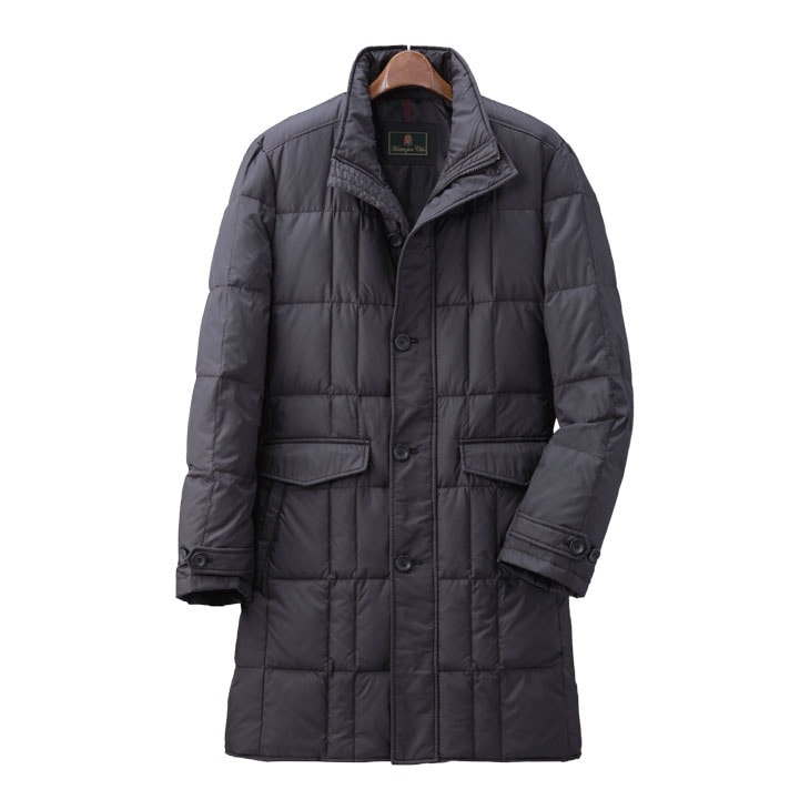 ハンティントン・クラブ 撥水ダウンロングコート